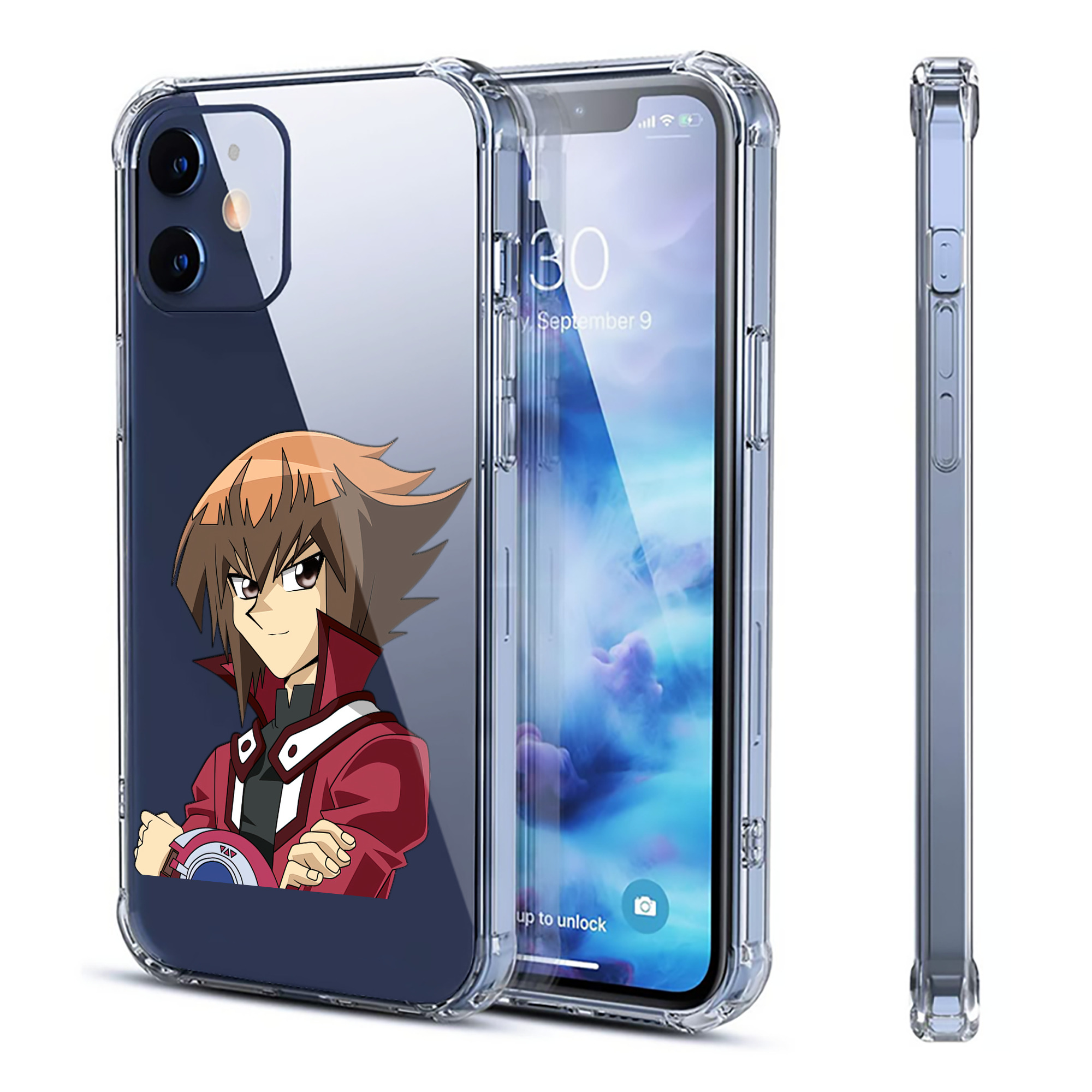 （画像用） 遊☆戯☆王 Yu-Gi-Oh! 【iPhone 12シリーズ対応】透明スマホケース（クリアソフトケース）